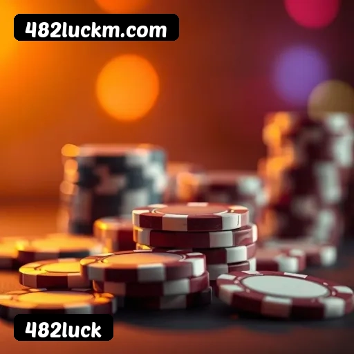 App 482luck para iOS e Android — interface mobile, login biométrico e PIX integrado